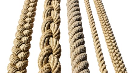 Strong nautical ropes detail texture for adventurous sailing and boating themes