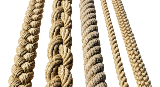 Strong nautical ropes detail texture for adventurous sailing and boating themes