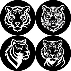 [BW] Tiger head logo vector.eps