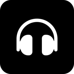 Black Square Phone Chat Vector Icon, simple line vector for UI UX design. Symbol for website and mobile app interface and navigation button