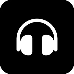 Black Square Phone Chat Vector Icon, simple line vector for UI UX design. Symbol for website and mobile app interface and navigation button