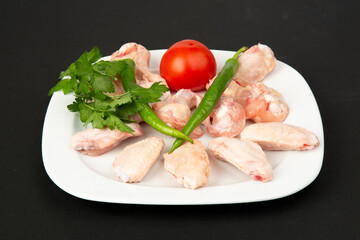 Raw Chicken Wings