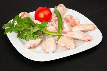 Raw Chicken Wings
