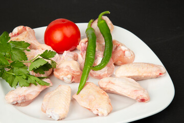 Raw Chicken Wings