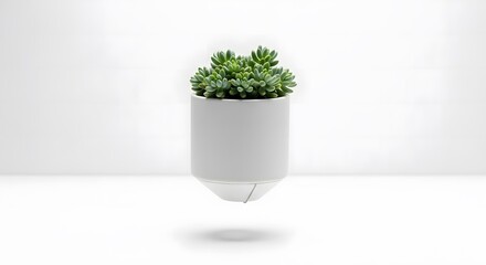 Floating Succulent Modern Plant Design for Home Decor