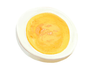 ゆでたまごスライス1枚（固茹で）