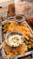 Charcuterie and caviar with champagne 