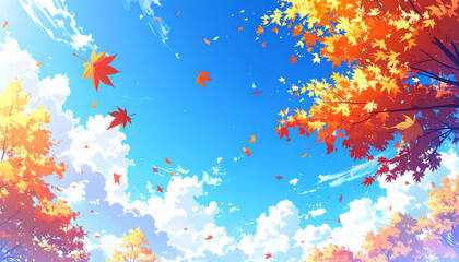autumn leaves background