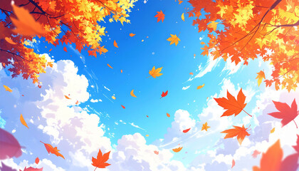 autumn leaves background