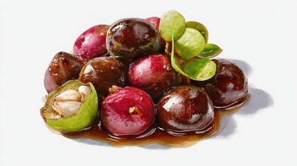 Obraz premium thai tub tim krob with water chestnuts