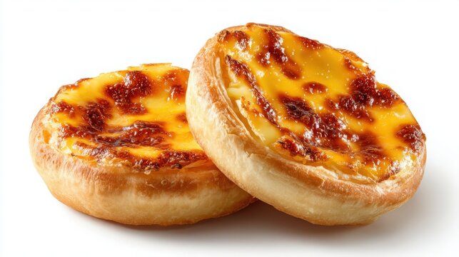 portuguese queijada with cheese filling