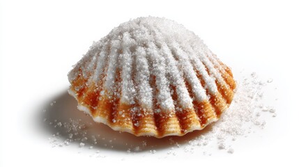 mexican concha with sugar topping photo