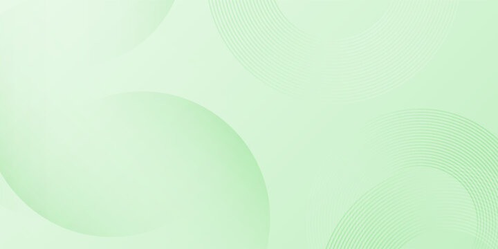Minimalist light green background with soft circular line patterns, Modern Trendy design in Vector Illustration