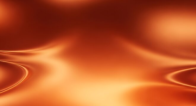 Liquid copper shimmer, flowing molten bronze abstract background graphic