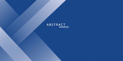 Abstract bacgkround blue and white gradient. Modern blue abstract rectangle box lines background for presentation design, banner, brocure, and business card
