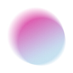 Pink Blue Blob Gradient PNG