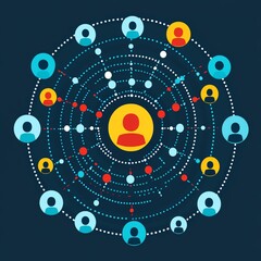 Obraz premium Targeted customer communication system