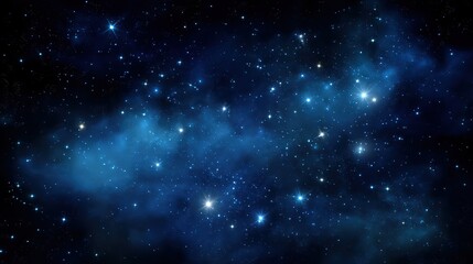 Obraz premium Starry Night Sky Digital Artwork for Wallpaper and Design Inspiration