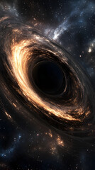 spiral galaxy in deep space