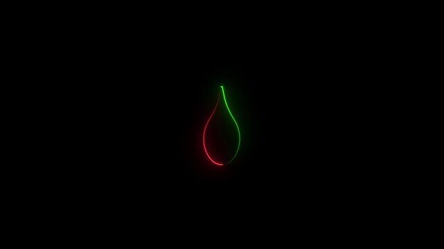 galling Blood cell icon footage on white background, 4K video resolution, suitable for web, apps and user interfaces
