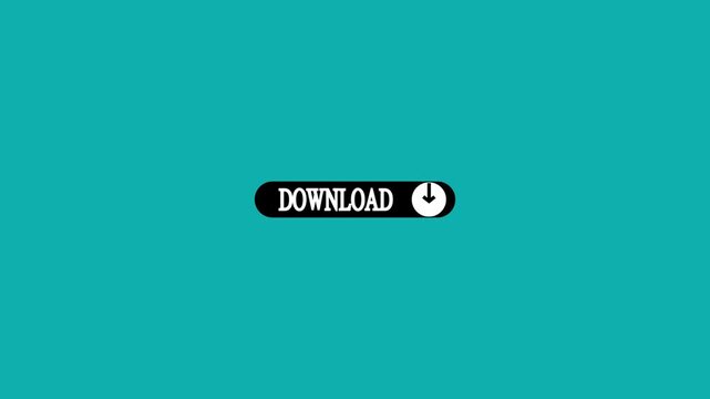 spinning or rotated download button on green background