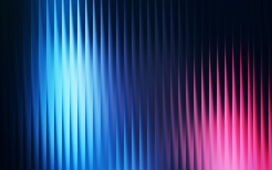 Abstract Vertical Blue and Pink Neon Light Streams: High-Resolution Background of Blurred, Glowing Energy Bars. Futuristic, vibrant, and dynamic surface detail for tech, music, or cyberpunk designs.