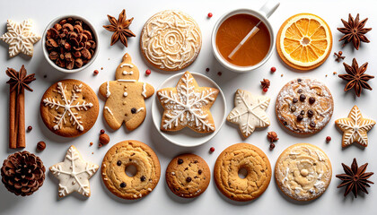 Festive Christmas Cookies and Treats.