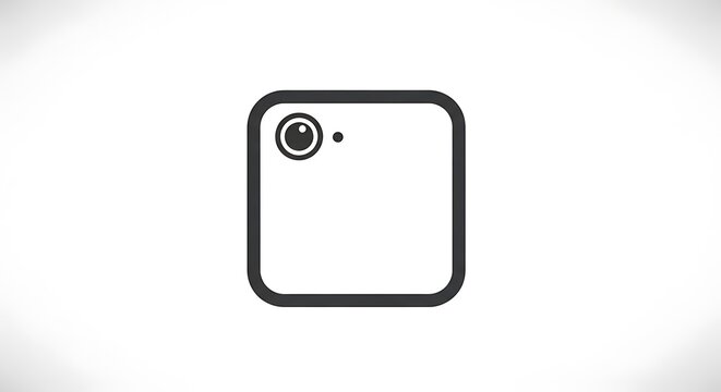 Smartphone Camera Icon.