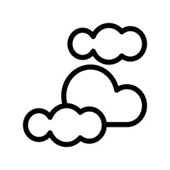 Cloudy icon design template SVG