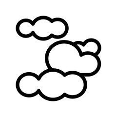 Cloudy icon design template SVG