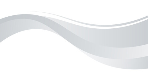 silver creative wave business banner background