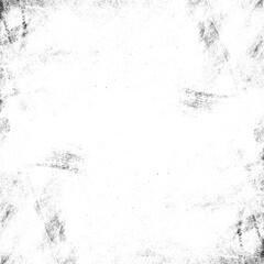 Dark Grunge Distressed Texture Background. Old Vintage Black and White Chalk Scribble Overlay.