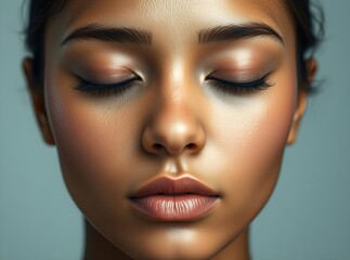 Naklejka premium Subtle Serenity Through Abstract Textures