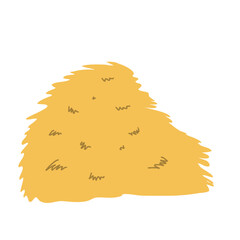 Straw for animal feed