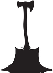 silhouette of a hammer
