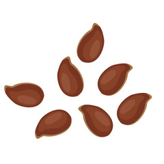 Brown flax seed