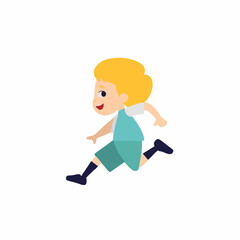 boy step running