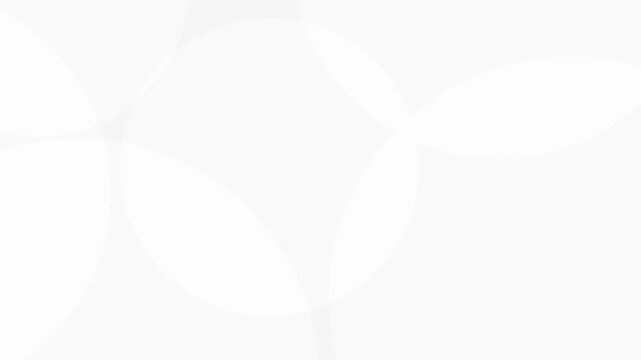 Abstract white circle wiggle motion seamless looping 4k background animation