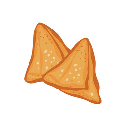 Samosa stuffed deep fried