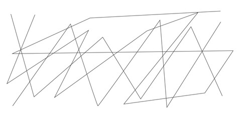 Abstract background illustration with a stylized vector line graph design and origami shape symbol outline