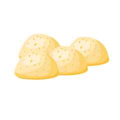 Cheese bread vector