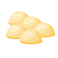 Cheese bread vector