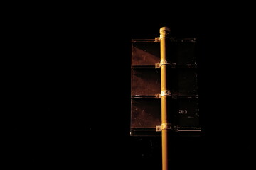 岐阜県揖斐川町藤橋の看板の裏側