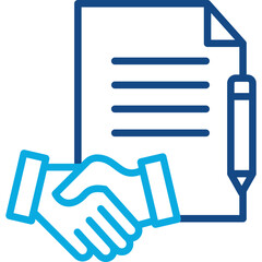 Social Accountability line color icon