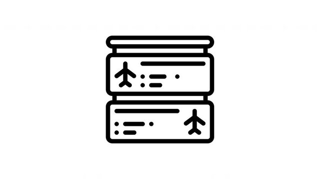 direction minimalist stroke animation