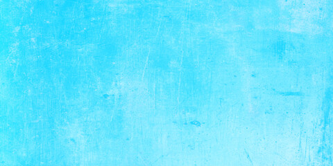 Classic blue grunge old stained concrete wall, blue surface with watercolor shaded scratches and stains, Subtle texture creates a serene light blue painted polished wall or stone marble background.