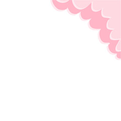 Funny cloud corner border