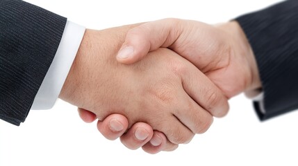 Fototapeta premium Professional Business Handshake – Partnership, Agreement, and Corporate Collaboration Concept