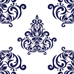 Colorful vintage ceramic tiles wall decoration. Turkish ceramic tiles wall background. Sicilian ceramic style tile, featuring blue decorative flourishes with floral elements.