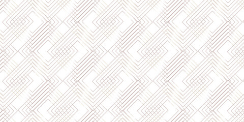 Seamless geometric spiral pattern and abstract circle wave lines overlapping pattern isolated. Vector seamless pattern with lines stripes. Illustration square stripe gray geometric modern design.	